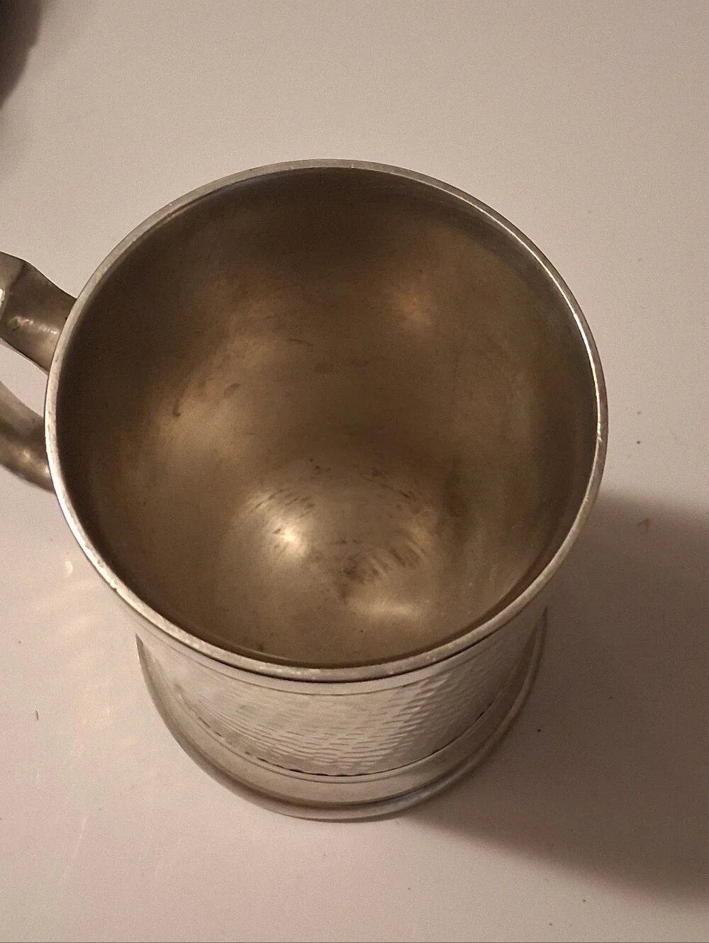 Vintage Banka Tin Indonesia Pewter Mugs / Steins - Set of 2
